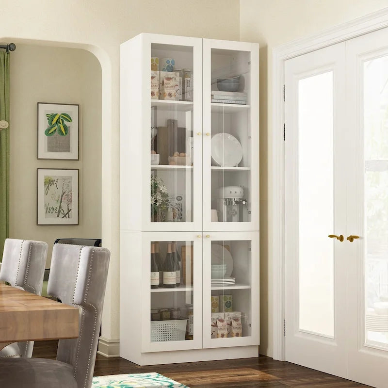 Armoire de rangement de cuisine, buffet utilitaire, placard modulaire