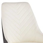 Chaises de salle à manger en similicuir, lot de 4 - 18.1L x 21.3P x 36.6H