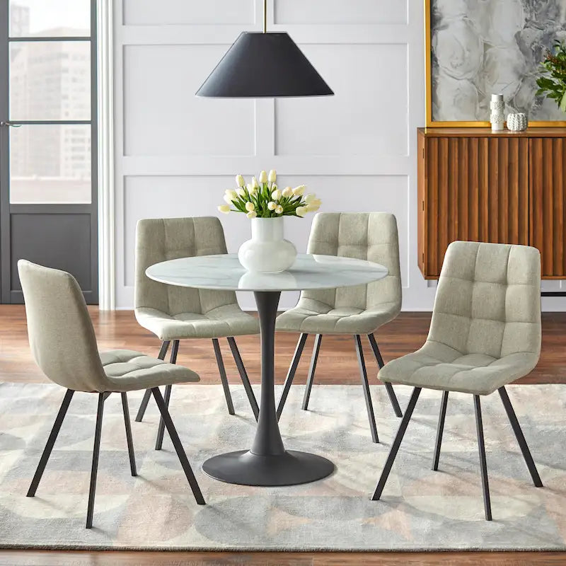 Chaises de salle à manger rembourrées Simple Living Rho (lot de 4)
