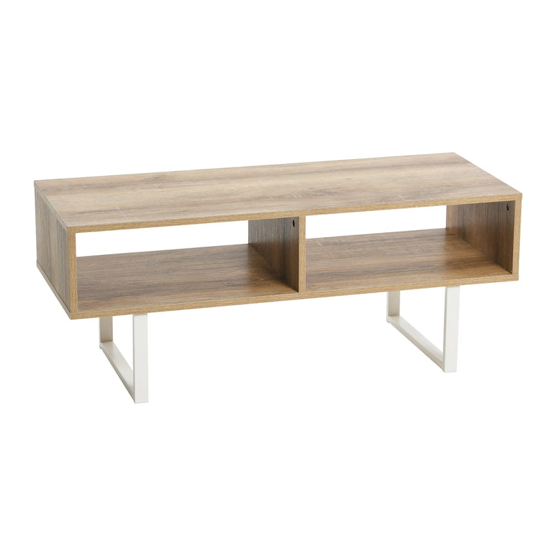 Meuble TV rectangulaire, table basse et rangement Household Essentials - 40,1 cm L x 100,1 cm l x 40,1 cm H