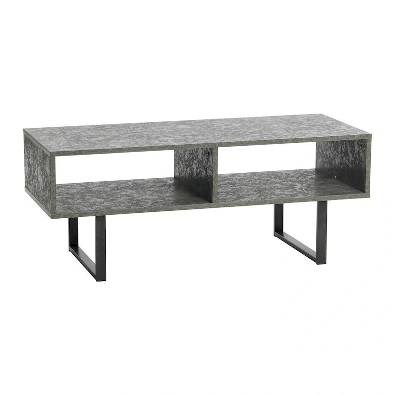 Meuble TV rectangulaire, table basse et rangement Household Essentials - 40,1 cm L x 100,1 cm l x 40,1 cm H