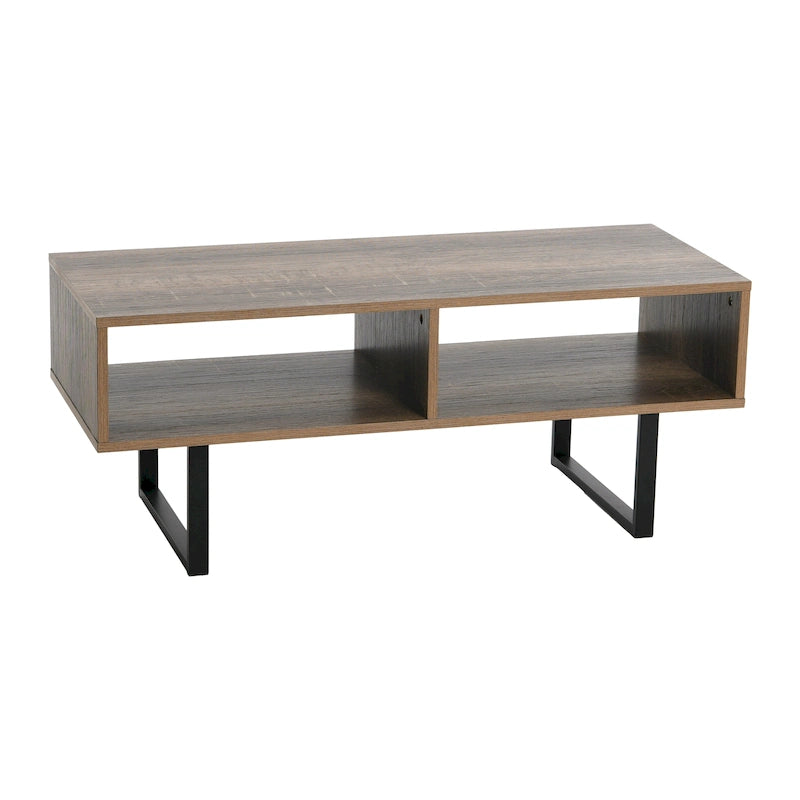 Meuble TV rectangulaire, table basse et rangement Household Essentials - 40,1 cm L x 100,1 cm l x 40,1 cm H