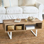 Meuble TV rectangulaire, table basse et rangement Household Essentials - 40,1 cm L x 100,1 cm l x 40,1 cm H