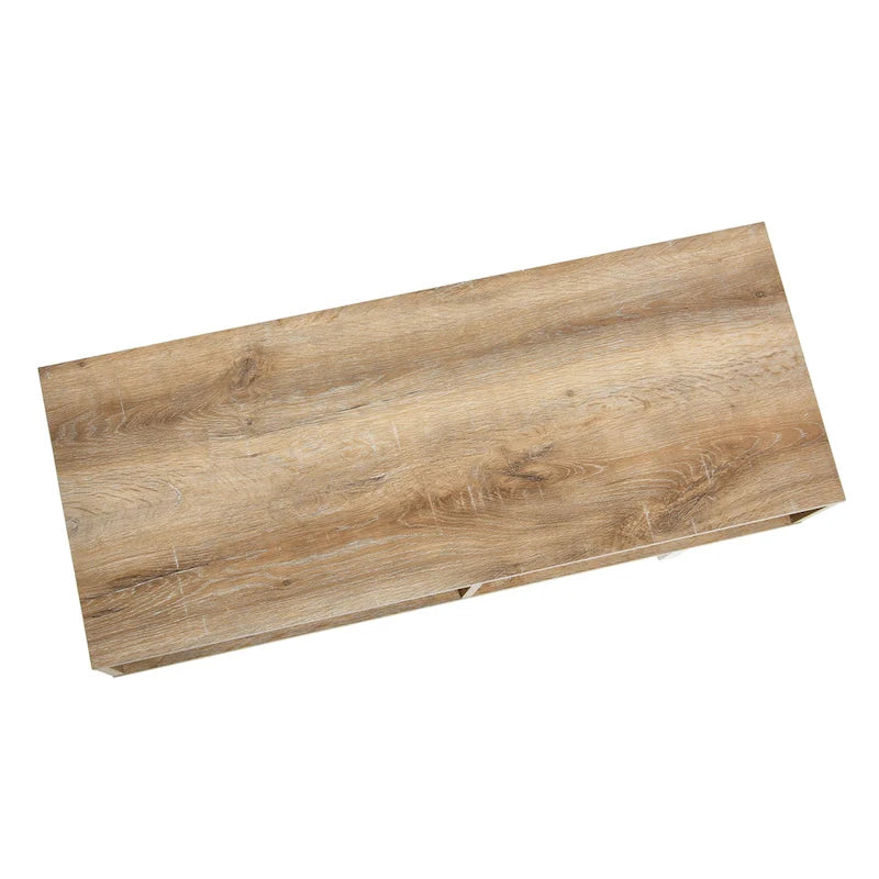 Meuble TV rectangulaire, table basse et rangement Household Essentials - 40,1 cm L x 100,1 cm l x 40,1 cm H