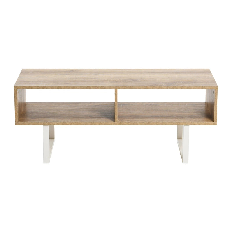 Meuble TV rectangulaire, table basse et rangement Household Essentials - 40,1 cm L x 100,1 cm l x 40,1 cm H