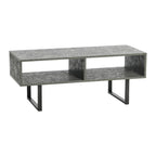 Meuble TV rectangulaire, table basse et rangement Household Essentials - 40,1 cm L x 100,1 cm l x 40,1 cm H