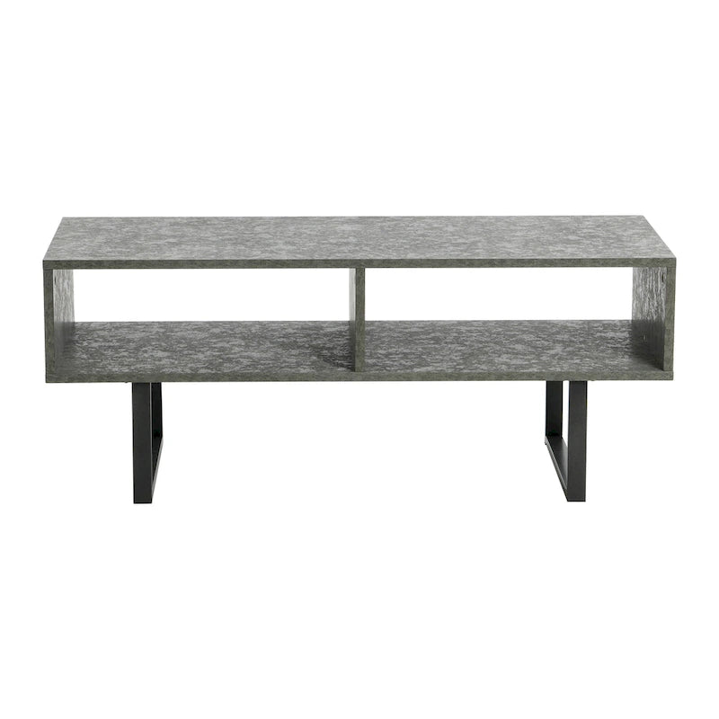 Meuble TV rectangulaire, table basse et rangement Household Essentials - 40,1 cm L x 100,1 cm l x 40,1 cm H