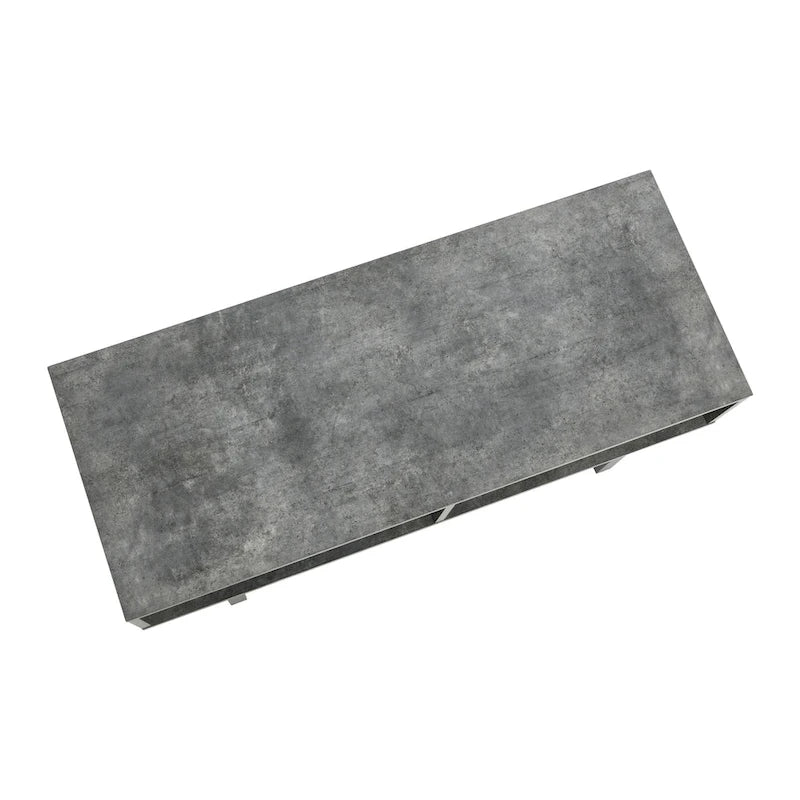Meuble TV rectangulaire, table basse et rangement Household Essentials - 40,1 cm L x 100,1 cm l x 40,1 cm H