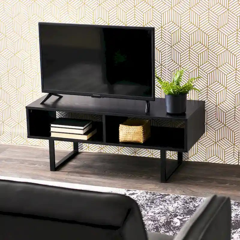 Meuble TV rectangulaire, table basse et rangement Household Essentials - 40,1 cm L x 100,1 cm l x 40,1 cm H