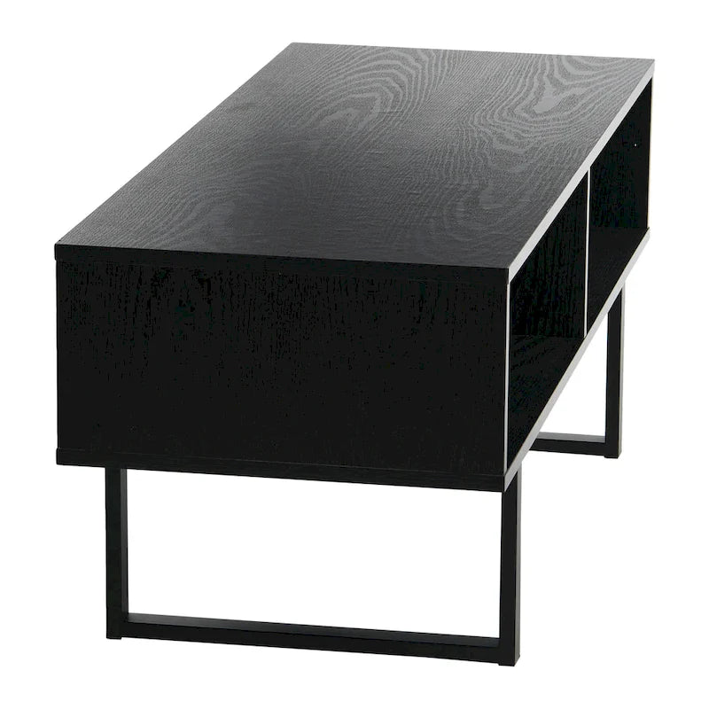 Meuble TV rectangulaire, table basse et rangement Household Essentials - 40,1 cm L x 100,1 cm l x 40,1 cm H