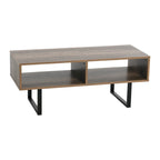Meuble TV rectangulaire, table basse et rangement Household Essentials - 40,1 cm L x 100,1 cm l x 40,1 cm H