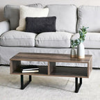 Meuble TV rectangulaire, table basse et rangement Household Essentials - 40,1 cm L x 100,1 cm l x 40,1 cm H