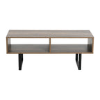 Meuble TV rectangulaire, table basse et rangement Household Essentials - 40,1 cm L x 100,1 cm l x 40,1 cm H