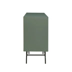 DH BASIC Buffet et vaisselier de salle à manger moderne marron rétro 152 cm avec rangement pour vin Denhour