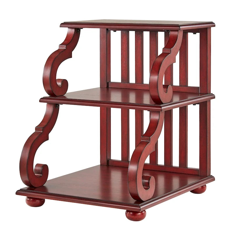 Table d'appoint à volutes Lorraine Wood par iNSPIRE Q Classic