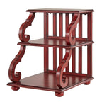 Table d'appoint à volutes Lorraine Wood par iNSPIRE Q Classic