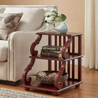 Table d'appoint à volutes Lorraine Wood par iNSPIRE Q Classic