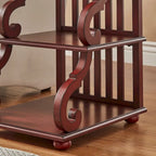 Table d'appoint à volutes Lorraine Wood par iNSPIRE Q Classic