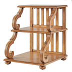 Table d'appoint à volutes Lorraine Wood par iNSPIRE Q Classic