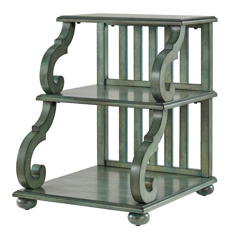Table d'appoint à volutes Lorraine Wood par iNSPIRE Q Classic