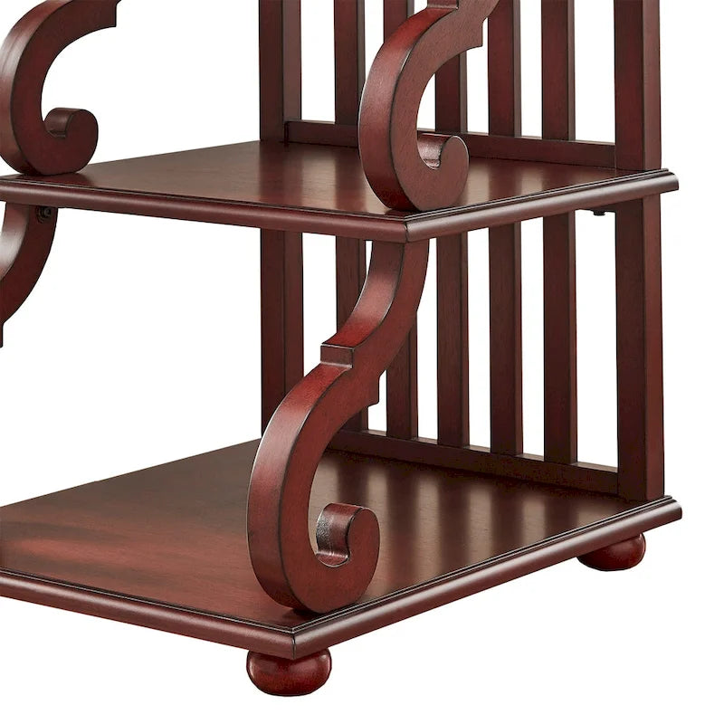 Table d'appoint à volutes Lorraine Wood par iNSPIRE Q Classic