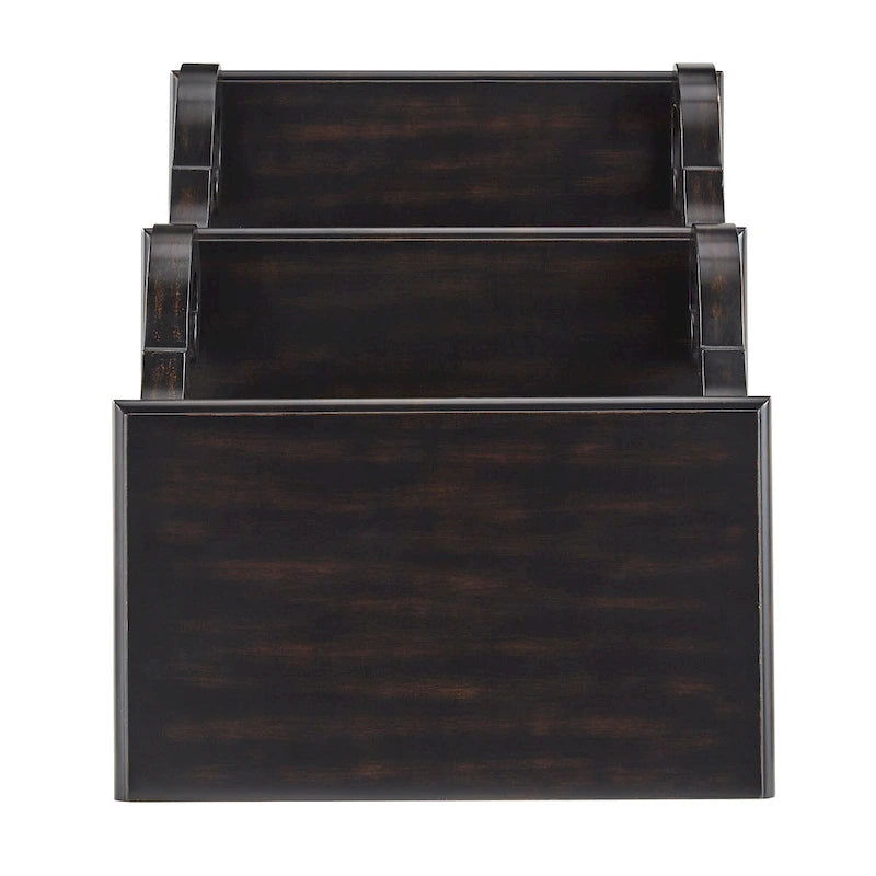Table d'appoint à volutes Lorraine Wood par iNSPIRE Q Classic