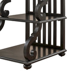 Table d'appoint à volutes Lorraine Wood par iNSPIRE Q Classic