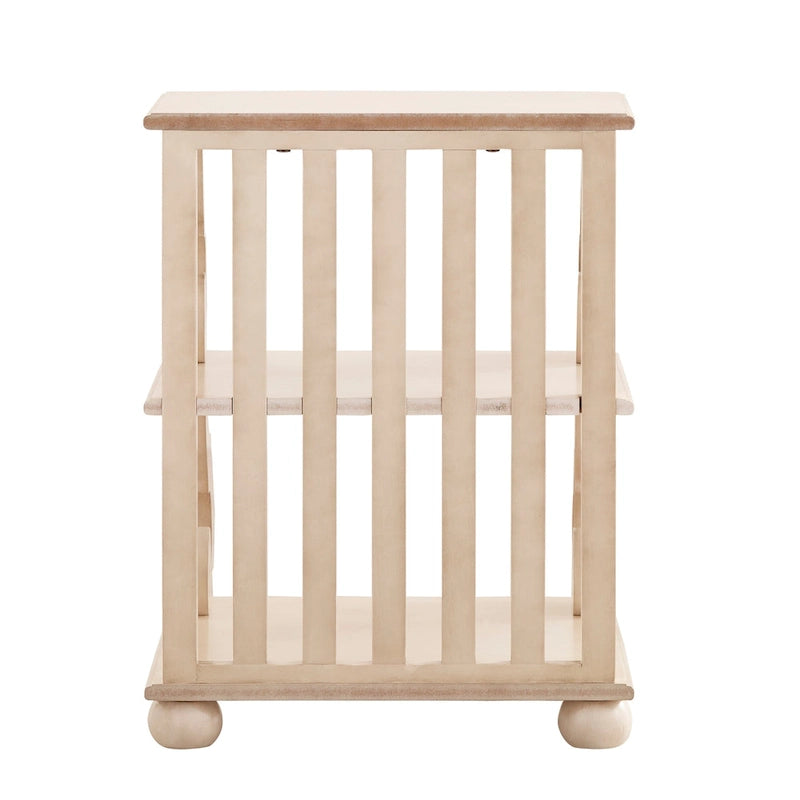 Table d'appoint à volutes Lorraine Wood par iNSPIRE Q Classic