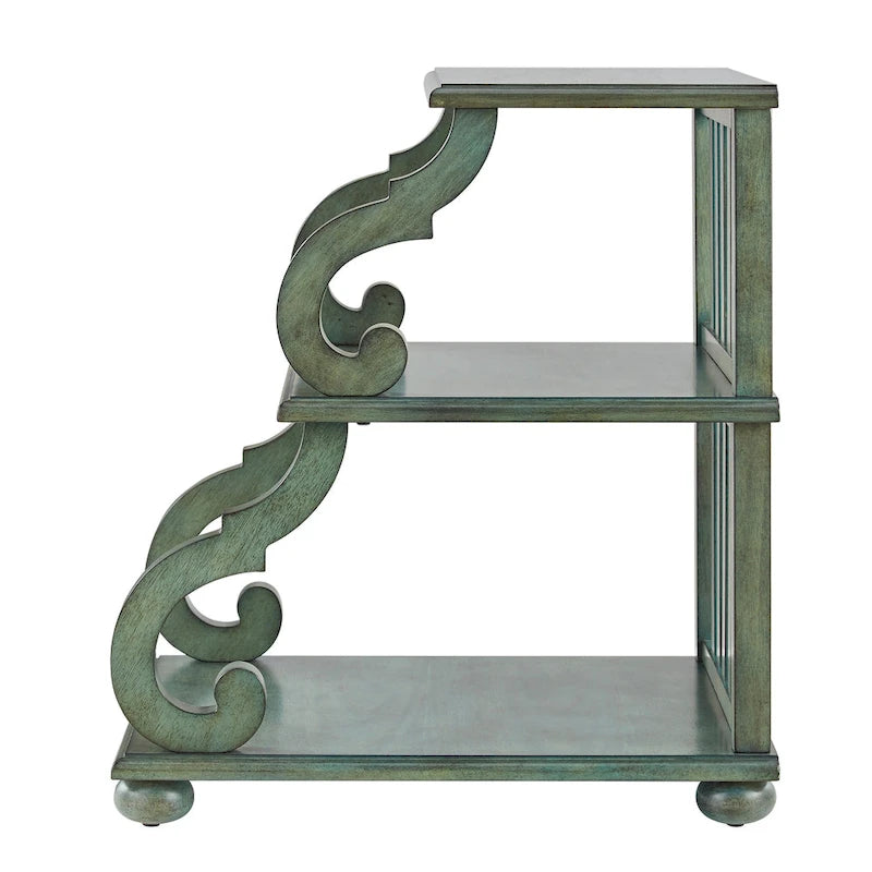 Table d'appoint à volutes Lorraine Wood par iNSPIRE Q Classic
