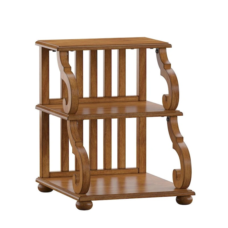 Table d'appoint à volutes Lorraine Wood par iNSPIRE Q Classic