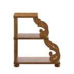 Table d'appoint à volutes Lorraine Wood par iNSPIRE Q Classic