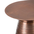 WYNDENHALL Bernhardt Industrial Table d'appoint en métal de 45 cm de large, entièrement assemblée