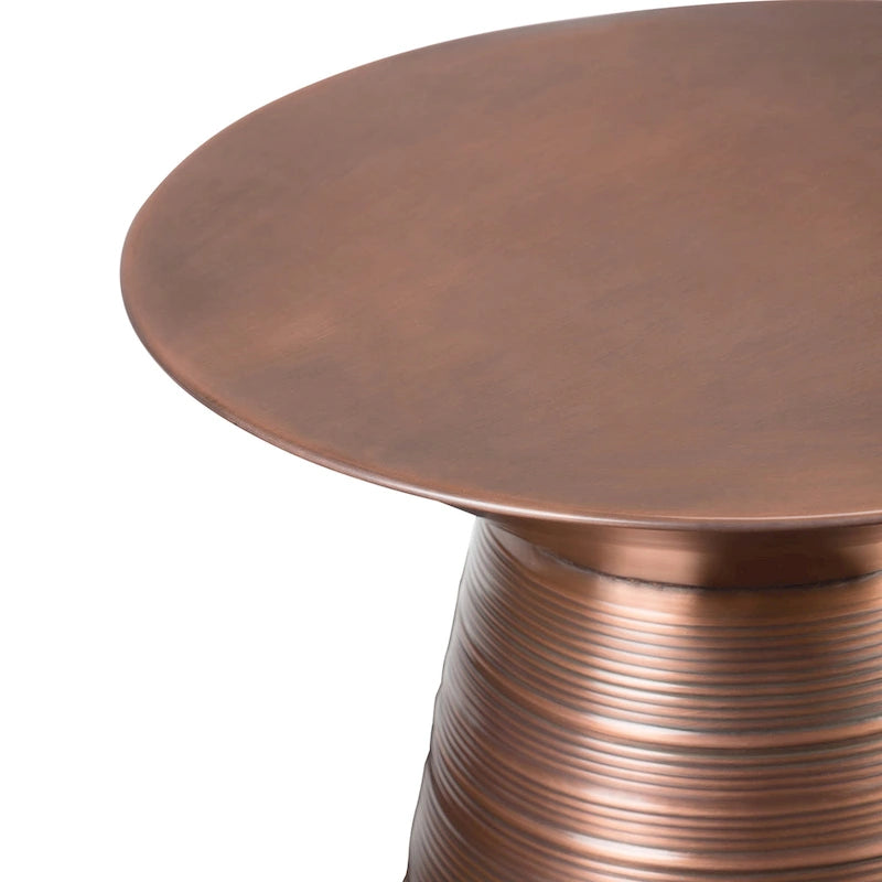WYNDENHALL Bernhardt Industrial Table d'appoint en métal de 45 cm de large, entièrement assemblée
