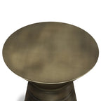 WYNDENHALL Bernhardt Industrial Table d'appoint en métal de 45 cm de large, entièrement assemblée