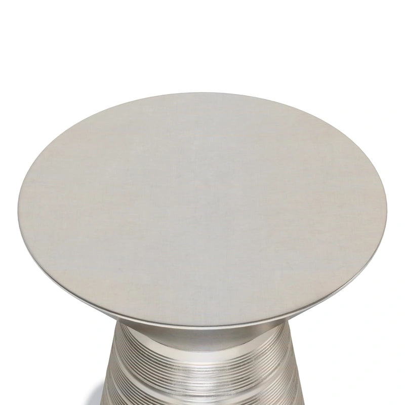 WYNDENHALL Bernhardt Industrial Table d'appoint en métal de 45 cm de large, entièrement assemblée