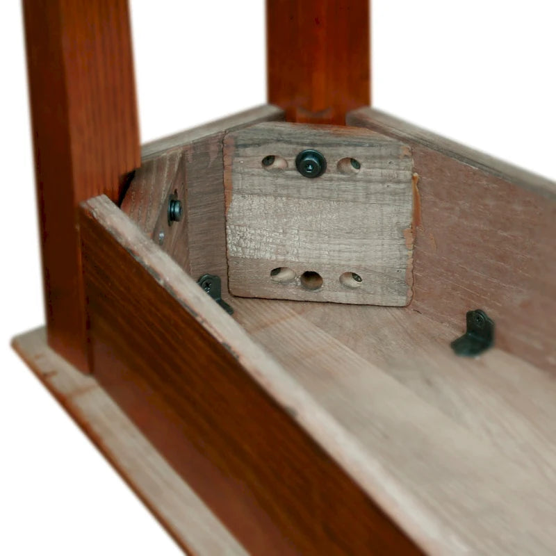 Table d'appoint inclinable Leick Home avec étagère