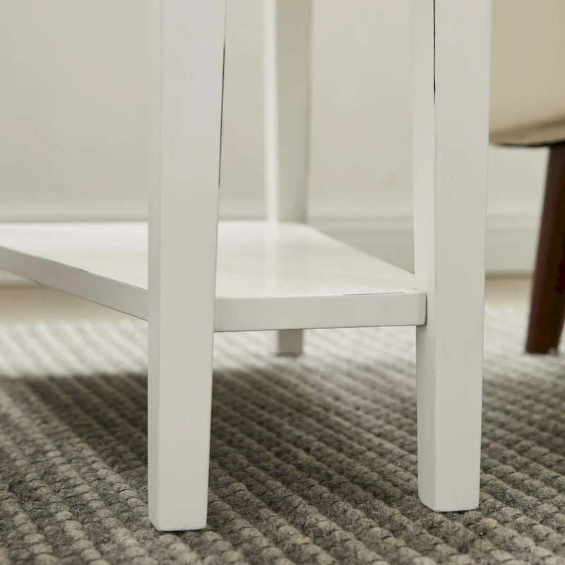 Table d'appoint inclinable Leick Home avec étagère