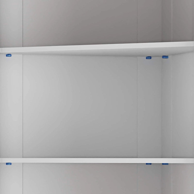 Meuble d'angle haut de 66 po avec éclairage DEL