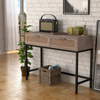 COZAYH 44 Table console de canapé moderne de style ferme à façade tissée