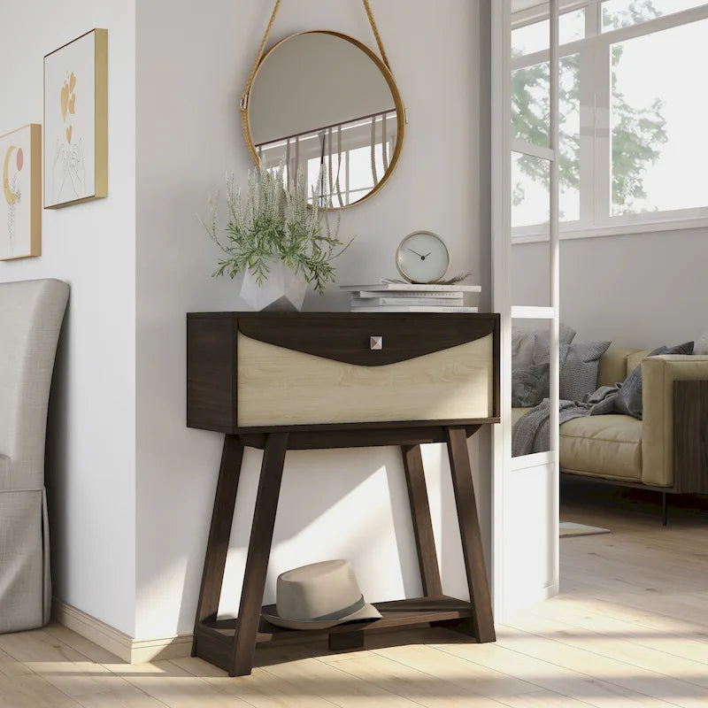 Table console DH BASIC Modern 32 pouces 1 étagère 1 tiroir par Denhour