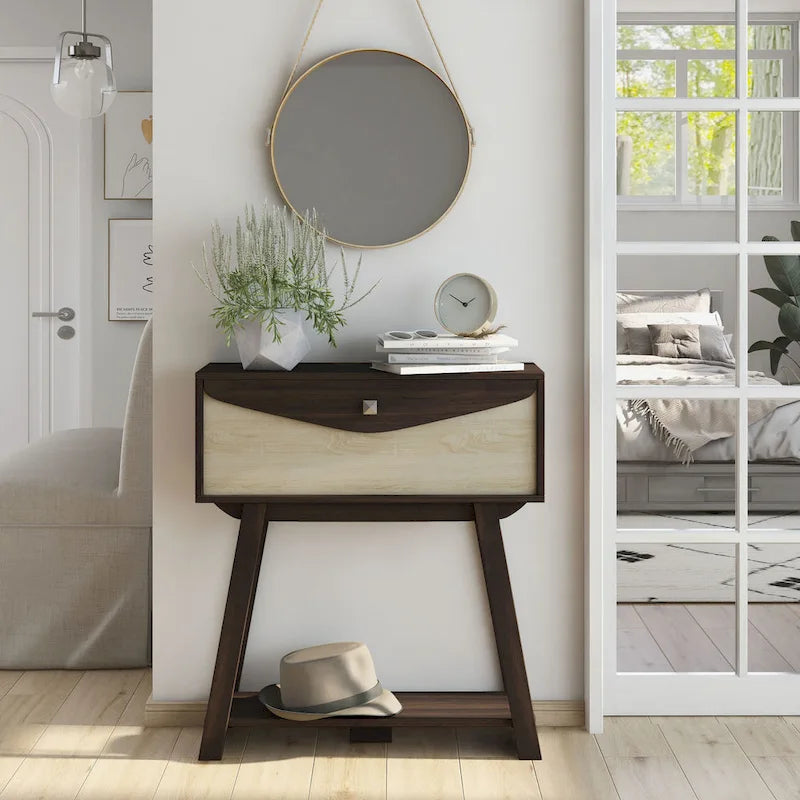 Table console DH BASIC Modern 32 pouces 1 étagère 1 tiroir par Denhour