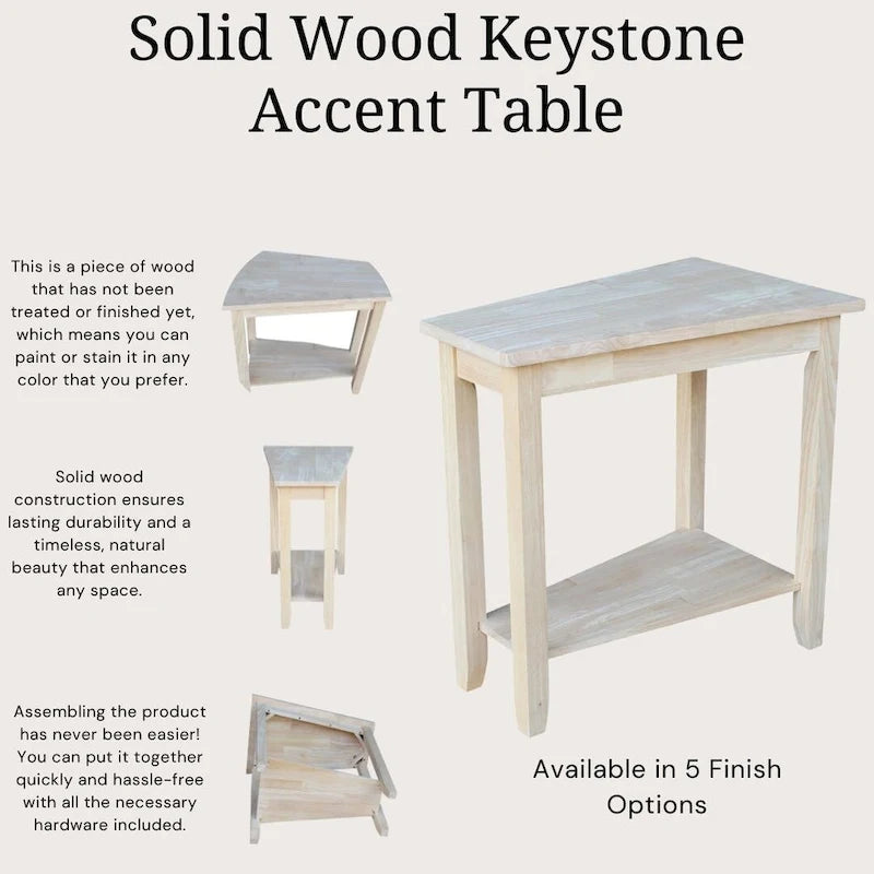 Table d'appoint Keystone en parawood massif