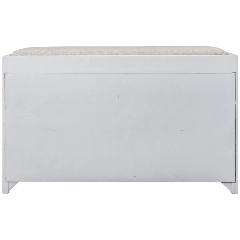 Banc de rangement Nestfair pour entrée avec panier amovible et 2 tiroirs