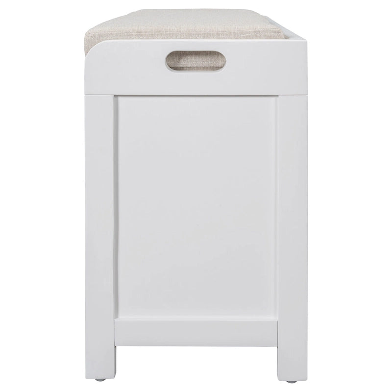Banc de rangement Nestfair pour entrée avec panier amovible et 2 tiroirs