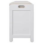 Banc de rangement Nestfair pour entrée avec panier amovible et 2 tiroirs