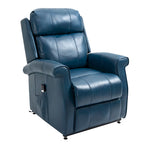 Fauteuil inclinable électrique de relaxation en similicuir avec fonction massage pour personnes âgées Clihome