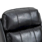 Fauteuil inclinable électrique de relaxation en similicuir avec fonction massage pour personnes âgées Clihome