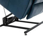 Fauteuil inclinable électrique de relaxation en similicuir avec fonction massage pour personnes âgées Clihome