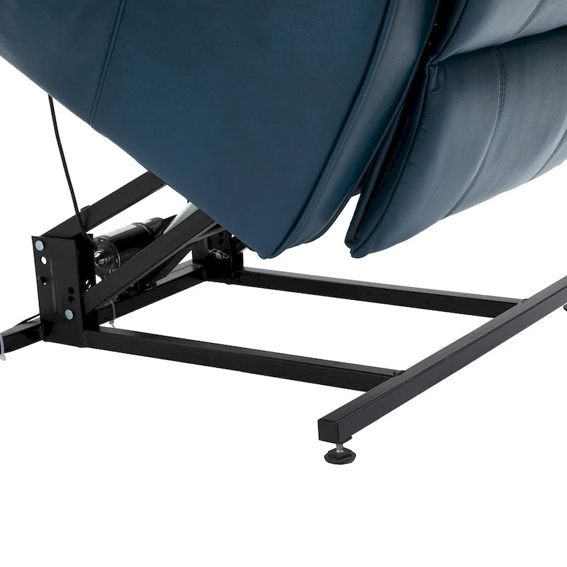 Fauteuil inclinable électrique de relaxation en similicuir avec fonction massage pour personnes âgées Clihome