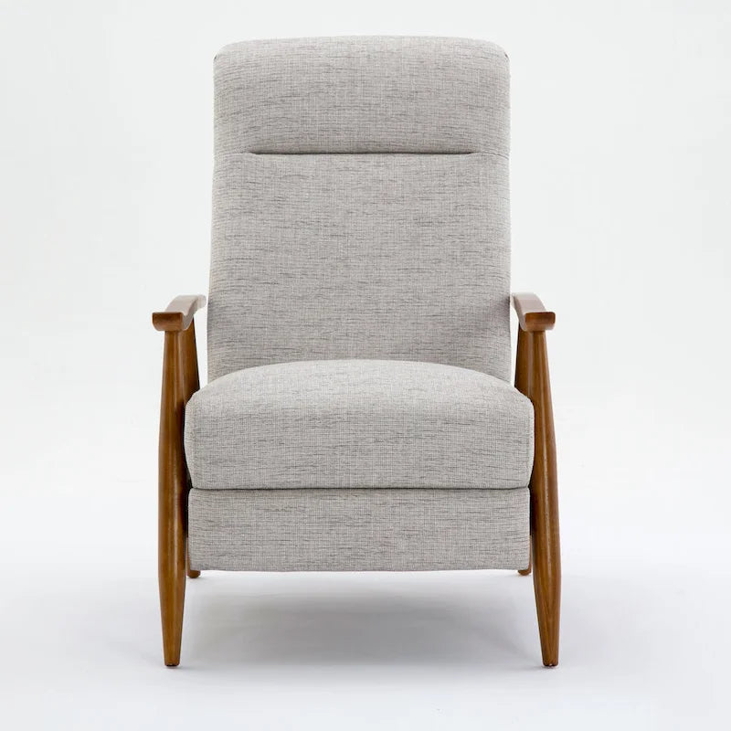Fauteuil inclinable Taylor Wood Arm Push Back en tissu haute performance de Greyson Living